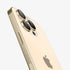 AGL05205 - iPhone 14 Pro / 14 Pro Max Optik Pro Lens Protector in black showing the device